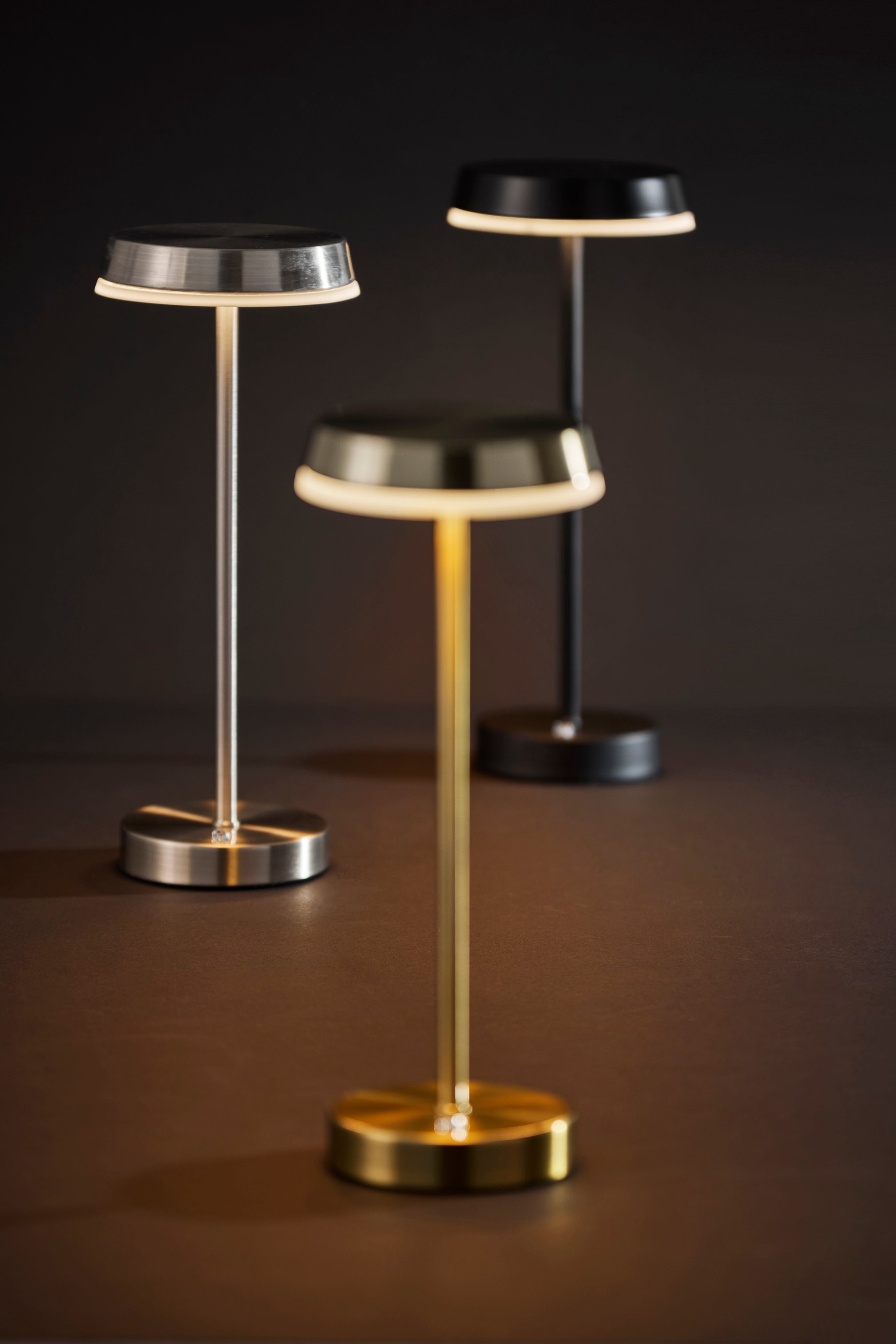 Adesso Tommy 15" 1-Light Touch Dimmer Rechargeable LED Cordless Indoor Outdoor Table Lamp