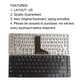 thumbnail image 3 of Seitruly Teclados Teclado de oficina Diseño de EE. UU. Qwerty Unidad de ensamblaje de aparato de entrada de PC Reemplazo de componentes de computadora Cuadernos de escritura y cuadernos de bocetos, 3 of 5