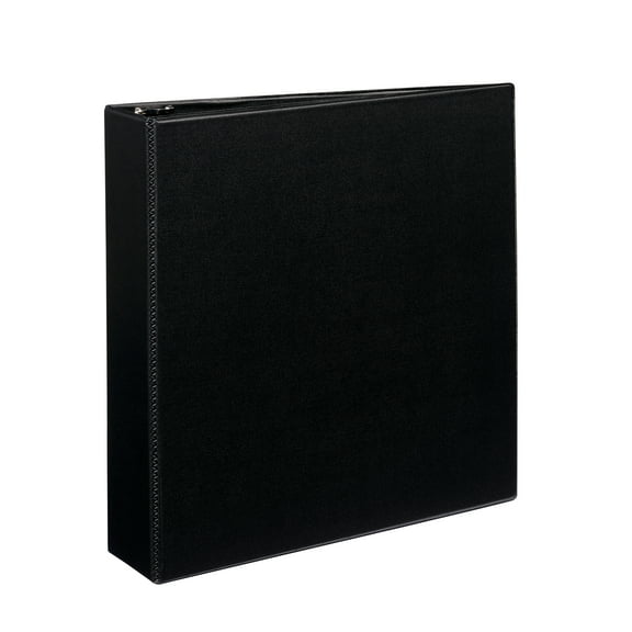 Avery Durable 3 Ring Binder, 2" Slant Rings, 1 Black Binder (27550)