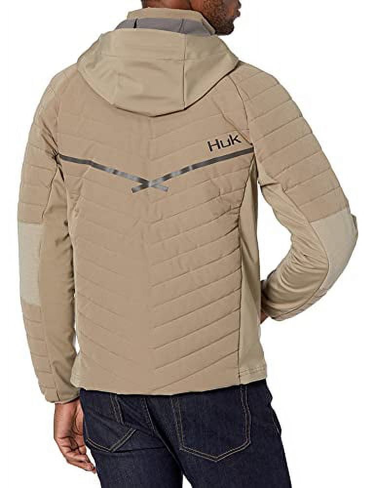  HUK Men's Standard ICON X Superior Hybrid Jacket  Water  Resistant & Wind Proof, Blue, Small : Clothing, Shoes & Jewelry