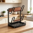 thumbnail image 5 of Outdor Wall Mounted Kitchen Organizer Rack For Lids Cutting Boards And Utensils With Use Countertop Space Saving Design, 5 of 5