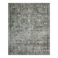 thumbnail image 5 of Lahome Vintage 5x7 Area Rugs for Living Room, Washable Boho Bedroom Rug Non Slip Floral Mat, Soft Non Shedding Indoor Carpet for Kitchen Foyer Office, Charcoal Gray, 5 of 8