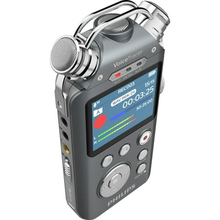 UPC: 0855971006267 | Philips Voice Tracer 16GB Digital Voice Recorder with LCD Display  DVT7500