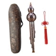 thumbnail image 2 of Milaget Flute Professional Handmade Traditional Instrument with Case Gourd Flute Chinese b flat key, 2 of 8