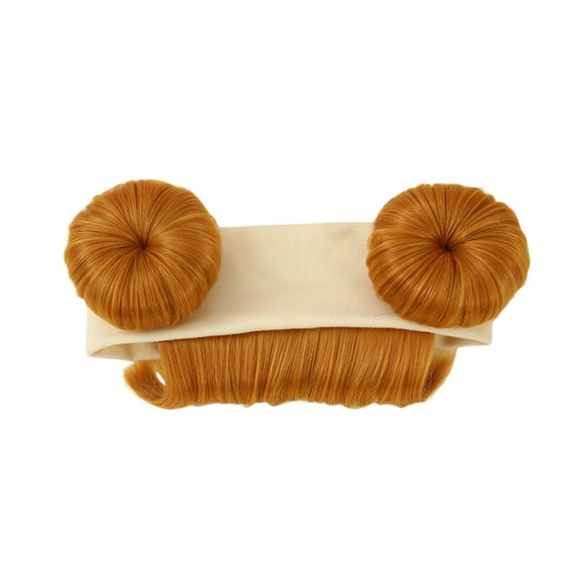 Set de accesorios para el pelo: diademas doradas para moños con pañuelos de punto suave para niñas pequeñas; diademas para recién nacidas para sesiones fotográficas y uso diario
