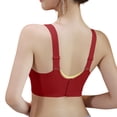 thumbnail image 3 of Women's Wireless Push-Up Bra, Adjustable Anti-Sagging Lingerie for Small Busts, Soft & Breathable Daily Underwear, Red, 3 of 9