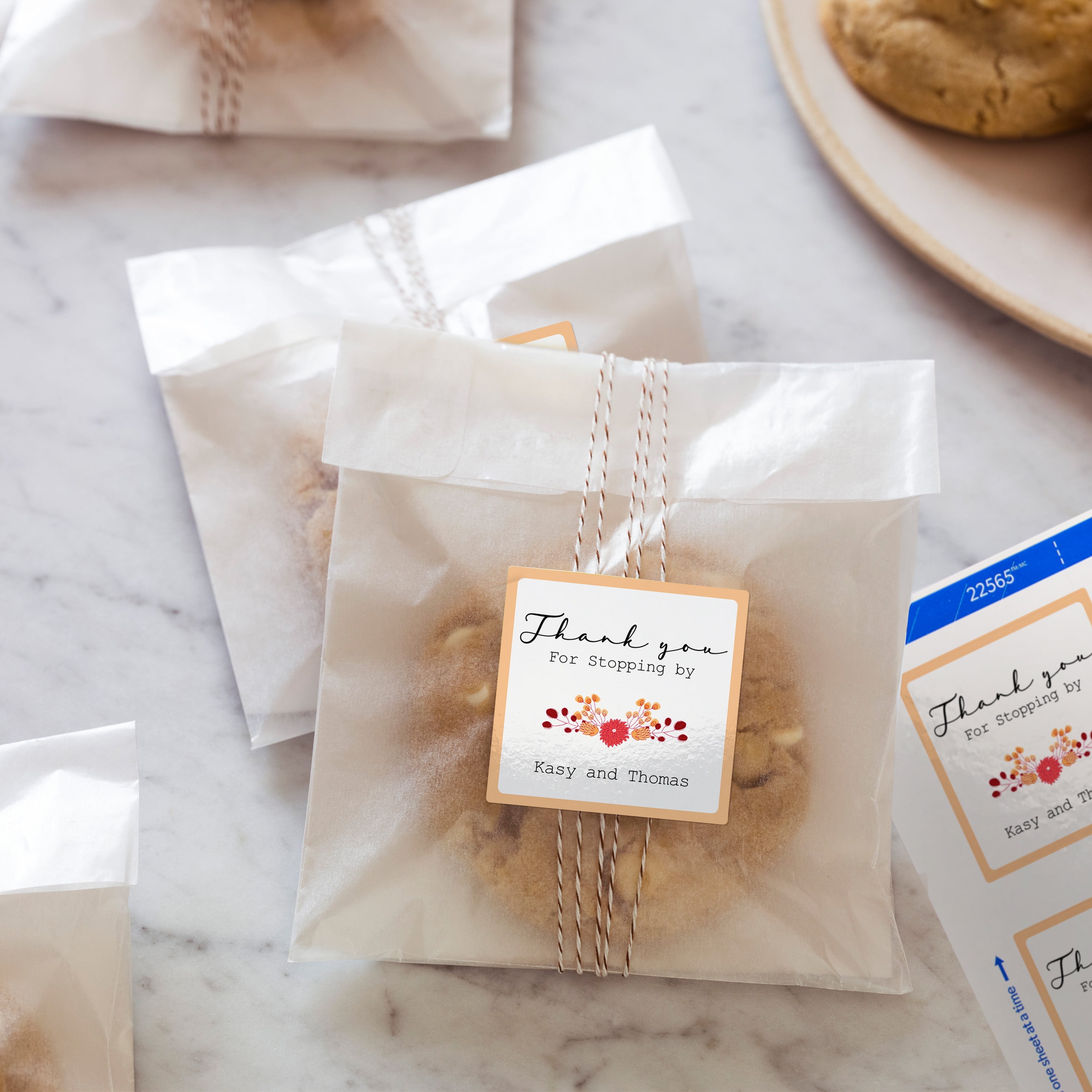 Avery Printable Square Labels, 2" x 2", White, 120 Labels (22565)