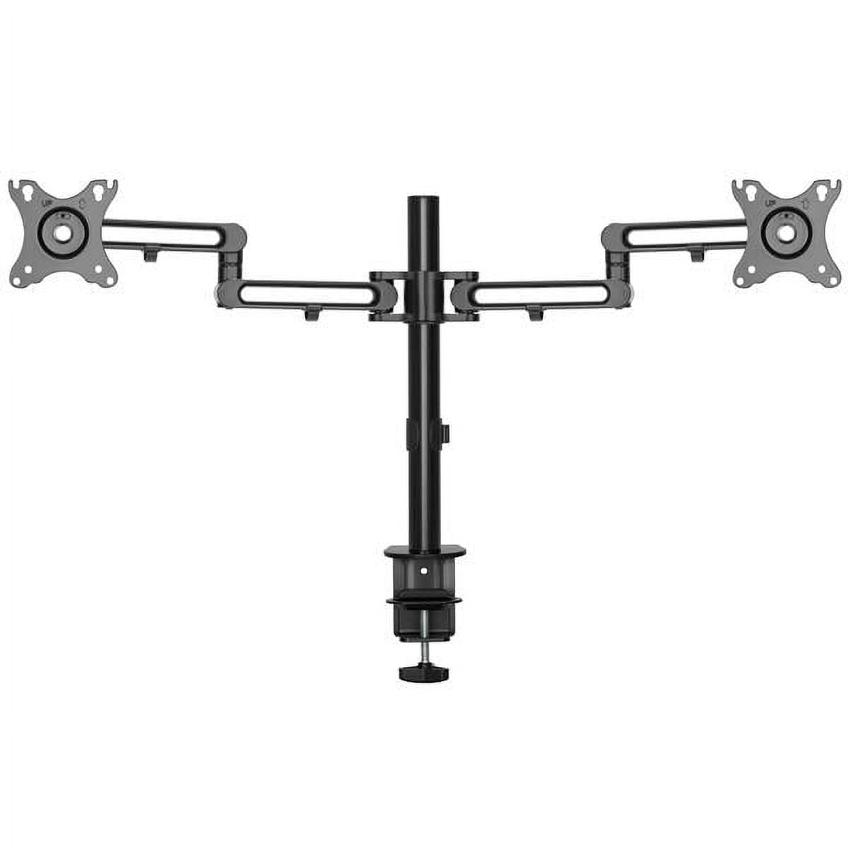 Startech.com Desk Mount Dual Monitor Arm, Desk Clamp Vesa Compatible Monitor Mount For Up To 32 Inch Displays, Ergonomic Articulating Monitor Arm, Height Adjustable/tilt/swivel/rotating - Double