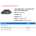 thumbnail image 2 of Front Engine Mount - Compatible with 2005 - 2007 Saturn Relay 2006, 2 of 2