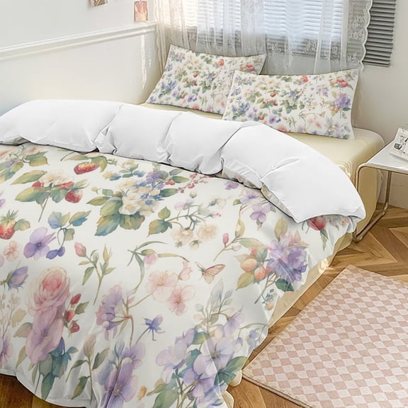 Various Fruits 3D Duvet Cover Set Quilt Cover Theme of Kid Boy Girl for Bedroom Decoration