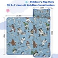 thumbnail image 5 of Light Blue Baseball Players Pattern Toddler Nap Mats for Kids Preschool,Sleeping Mat Bag or Kids,Toddler Sleeping Bag,Toddler Nap Mat or Daycare, 5 of 6