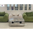 thumbnail image 3 of NauticalMart Vintage Aviator Coffee Table Aluminum Trunk with Storage – Home & Office Decor, Living Room Furniture, 3 of 5