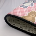 thumbnail image 5 of Shaggy Area Rug, Cute bear pink checkered Rugs for Living Room Bedroom Non Slip Door Mat Indoor Carpet Machine Washable Nursery Home Decor Floor Mats for Entryway 60x39in, 5 of 5