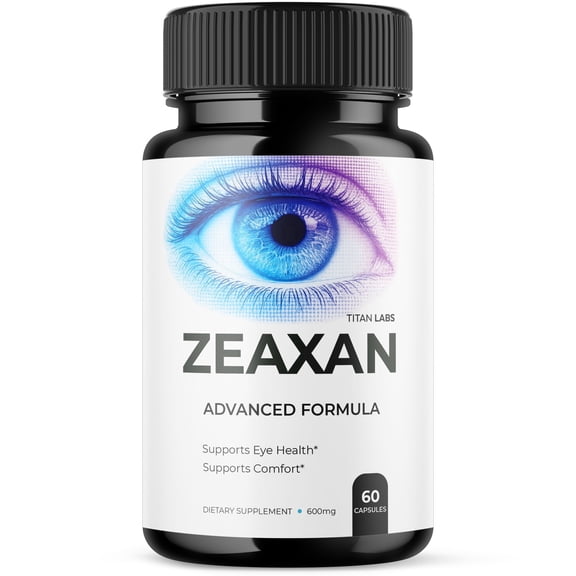 Zeaxan Advanced Formula Eye Health Supplement Pills for Vision Care 60 Capsules