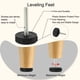 thumbnail image 3 of Uxcell M8x50x40mm Patas de deslizamiento ajustables para muebles, niveladores, protector de suelo para patas de mesa 10pcs, 3 of 5
