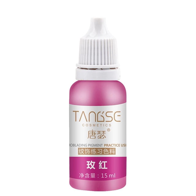 Ruifaya Pigmento para microblading, maquillaje, tatuaje de cejas, labios, delineador de ojos, tinta semipermanente, 15 ml