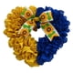 thumbnail image 1 of Corona de puerta delantera de girasol con bandera de Ucrania, decoración de primavera, casa de campo ucraniana para decoración de fiesta en el porche del hogar, 1 of 8