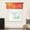 Multicolor, variant on Red Orange Valance Curtains for Kitchen/Living Room/Bathroom/Bedroom Window, Rod Pocket Small Topper Half Short Window Curtains Voile Sheer Scarf, Modern Abstract Ombre Geometric Aesthetic 42"x12"
