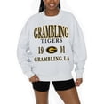 thumbnail image 3 of Women's Gameday Couture Ash Grambling Tigers Premium Fleece Pullover Sweatshirt, 3 of 5