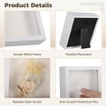 thumbnail image 3 of 10 PCS DIY Shadow Box Frames, 5.6 in Small Square Shadow Boxes for Displaying Dried Flowers, White 3D Floating Frames for Craft Projects, Picture Frames for Home Decor DIY Favors, 3 of 5