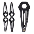 thumbnail image 2 of West Coast Paracord Utility Hair Clip - 2 Pack, 5 Pack, and 10 Pack - Black and Silver, 2 of 5