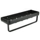 thumbnail image 4 of Estante de almacenamiento de pared de 40 cm, estante de pared, organizador de condimentos para cocina y dormitorio (una sola capa con barra y 5 ganchos), 4 of 15