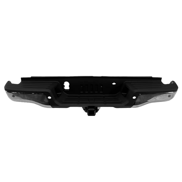 OE Compatible/Replacement Bumper Rear Step Chrome With Hitch With Sensor (reinforcement/pad/lower Molding/lamps/bezels)(FO1103232)