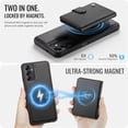 thumbnail image 4 of JEEHOOD Case For Samsung Galaxy A14 4G/5G , M44 5G, RFID Blocking Compatible With MagSafe Detachable 2 In 1 Wallet With Snap fastening Card Holder,PU Leather Case,Kickstand Magnetic Protective Cover, 4 of 8