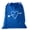 Arrow Heart-Royal, variant on Valentine's Day Bags, Mini Drawstring Cinch Backpacks, Valentines Day Gift Bags