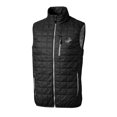 thumbnail image 2 of Men's Cutter & Buck Black Los Angeles Dodgers Rainier PrimaLoft- Eco Insulated Full-Zip Puffer Vest, 2 of 3