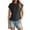 Grey, variant on MIXUE Womens Summer Tops Solid Color Round Neck Short Sleeve Loose Tshirts Outwear,Gray,S