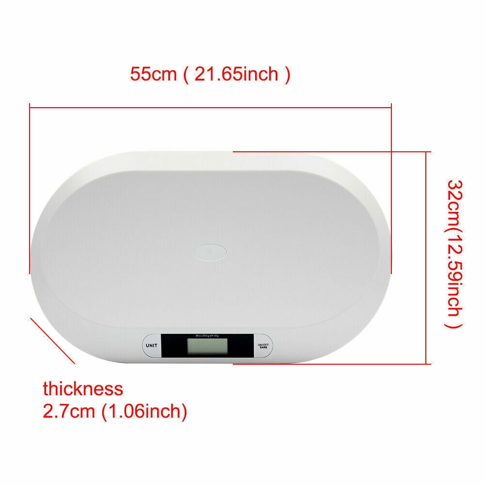 PEAKORADigital Electronic Scale Veterinary Animal Weight Pet Dog Cat Weighing 44lb/20kg