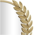 thumbnail image 4 of CosmoLiving by Cosmopolitan 23" x 23" Gold Leaf Wall Mirror, 4 of 7