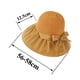thumbnail image 3 of Sombrero para mujer con protección solar UPF 50+: sombrero plegable de paja para exteriores, revestimiento negro, protección UV para el verano, 3 of 6