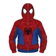 thumbnail image 1 of Sudadera con capucha de superhéroe Spiderman de Los Vengadores para niños, Miles Morales, sudadera con cremallera 3D, chaqueta de Iron Man, disfraz de cosplay de anime para niños y niñas, 1 of 1