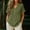 *Army Green, variant on Women's V Neck Short Sleeve Ruffle Trim Peplum Blouse,Casual Solid Color Linen Blend Babydoll Top Army Green,Women's Plus M