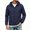 Navy, variant on Men's Jackets Hooded Zip Up Casual Lightweight Windbreaker Jacket with Pockets Spring Fall Fashion Clothes