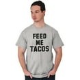 thumbnail image 4 of Feed Me Tacos Tuesday Mexican Food Plus Size Crewneck Graphic Tee Shirt Brisco Brands 4X, 4 of 5