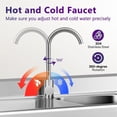 thumbnail image 4 of EastVita Stainless Steel Utility Sink Free Standing Single Bowl Sink with Cold and Hot Water Pipe Commercial Kitchen Utility Sinks for a Laundry Room Bathroom Kitchen Indoor Outdoor, 4 of 8