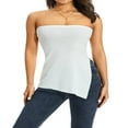 thumbnail image 1 of Été Décolleté Bandeau Tube Tops Casual Femmes Sans Manches Dos Bustier Tops Rue Parti Club, 1 of 7