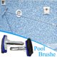 thumbnail image 4 of Xihbxyly Cepillo para Limpieza de Piscinas, Cerdas Resistentes de Acero Inoxidable, Elimina Fácilmente Manchas Difíciles, Limpia Esquinas y Escalones, Mantenimiento de Piscinas, 5 Pulgadas, Mango de, 4 of 7