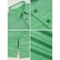 thumbnail image 5 of Demotime Men's Golf Polo Shirts Short Sleeve Light Green M Performance Shirt Moisture Wicking Dry Fit Golf Shirts for Men, 5 of 7