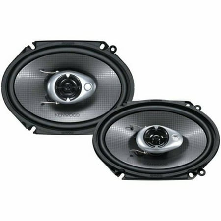 Kenwood KFC-C6882ie Speaker, 60 W RMS, 240 W PMPO, 3-way, 2 Pack