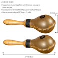 thumbnail image 5 of Meinl Percussion MSM4 Natural Rawhide Jumbo Maracas, 5 of 5
