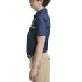 thumbnail image 4 of Ben Hogan Performance Boys Textured Chest Print Short Sleeve Golf Polo Shirt, Sizes 4-18, 4 of 13