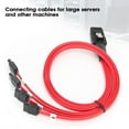 thumbnail image 4 of Cable De Conexión Mini Interno H0203 MINI SAS 36P SFF-8087 A 4SATA ​​rojo Conectado 0,5 Metros, 4 of 7