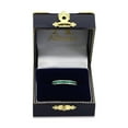 thumbnail image 5 of Princess-Cut Emerald Eternity Ring Band 14k White Gold (1.36ct), 5 of 5