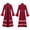 Red, variant on Clergy Robe for Women Long Sleeve Stand Collar Cassock Flared Sleeves Button Vestments Halloween Cosplay Costume