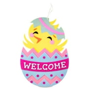 Way To Celebrate Easter Baby Chick Felt Wall Hanging Decor, 16.25"