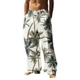 thumbnail image 1 of WEAIXIMIUNG Salopette Homme Ajustée Mode Décontractée Homme Imprimé Léopard 3D Numérique Pantalon Droit Décontracté Style Trois, 1 of 5